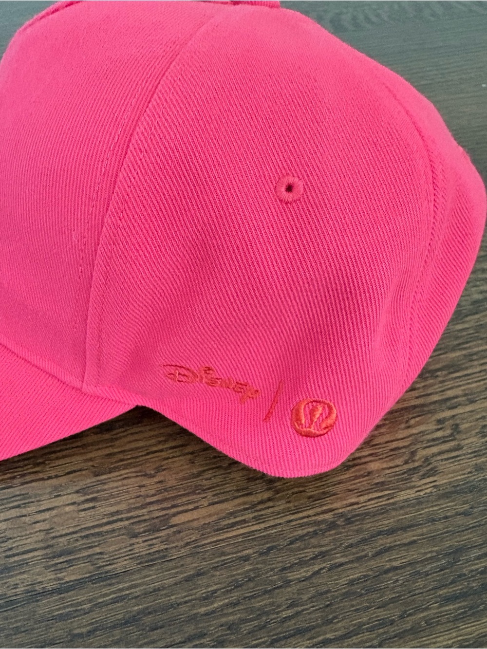 NWT LuLuLemon Hot Pink Mickey Disney Baseball Cap - Picture 2 of 4